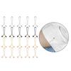 20 Pcs Trousers Tighter Clip Trousers Waist Tightener Trouser Button No Sewing Required for Trouser Legs