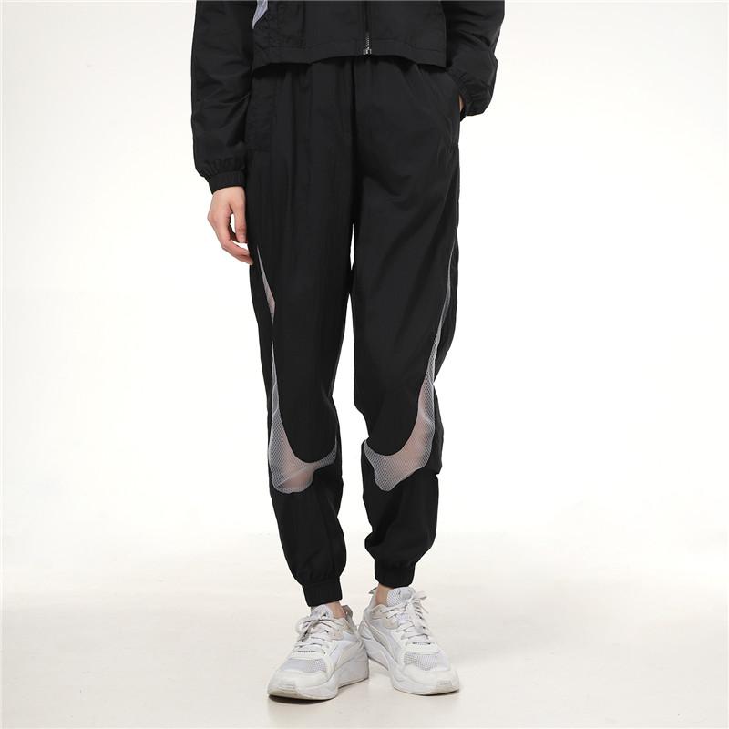 Nike Sportswear Mesh Logo Woven Tapered Joggers Spring Women Joggers Black CZ8287-010