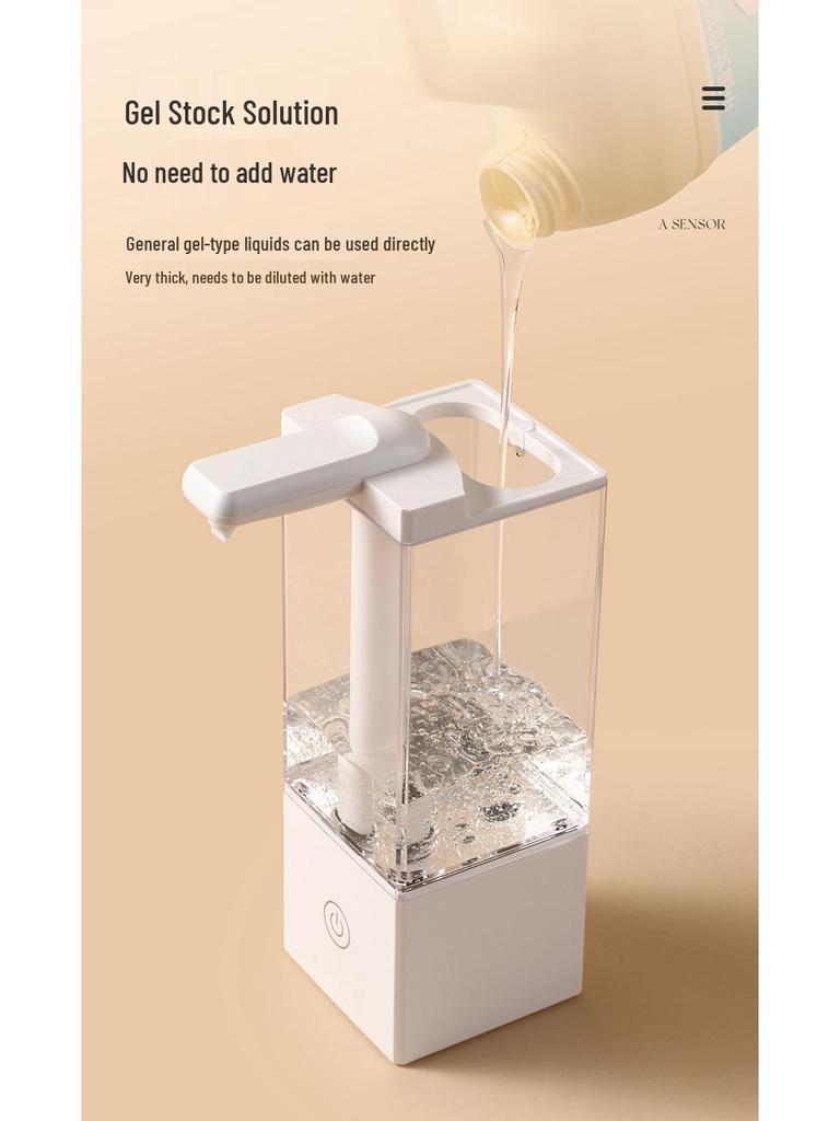 Touchless Automatic Soap Dispenser with Induction Charging, Smart Design, Large Capacity for Hotels
