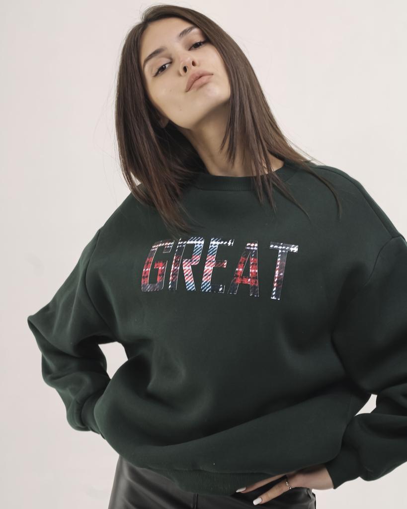 Damen-Sweatshirt Soul 31559 S grün