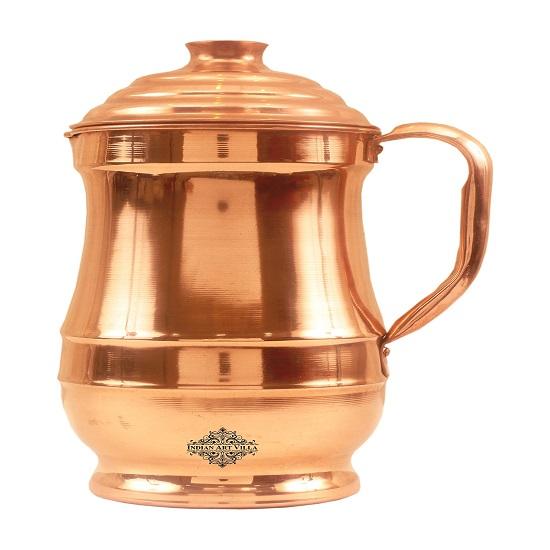 Kupfer Wasserkrug Traditionelles Design Ayurveda Gesundheitsvorteile Kein Rost Elegant