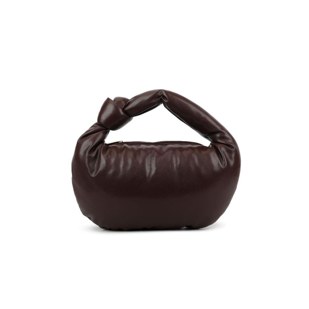 Portable pleated cloud bag women's autumn new large down bag knotted croissant bag large capacity shoulder armpit bag