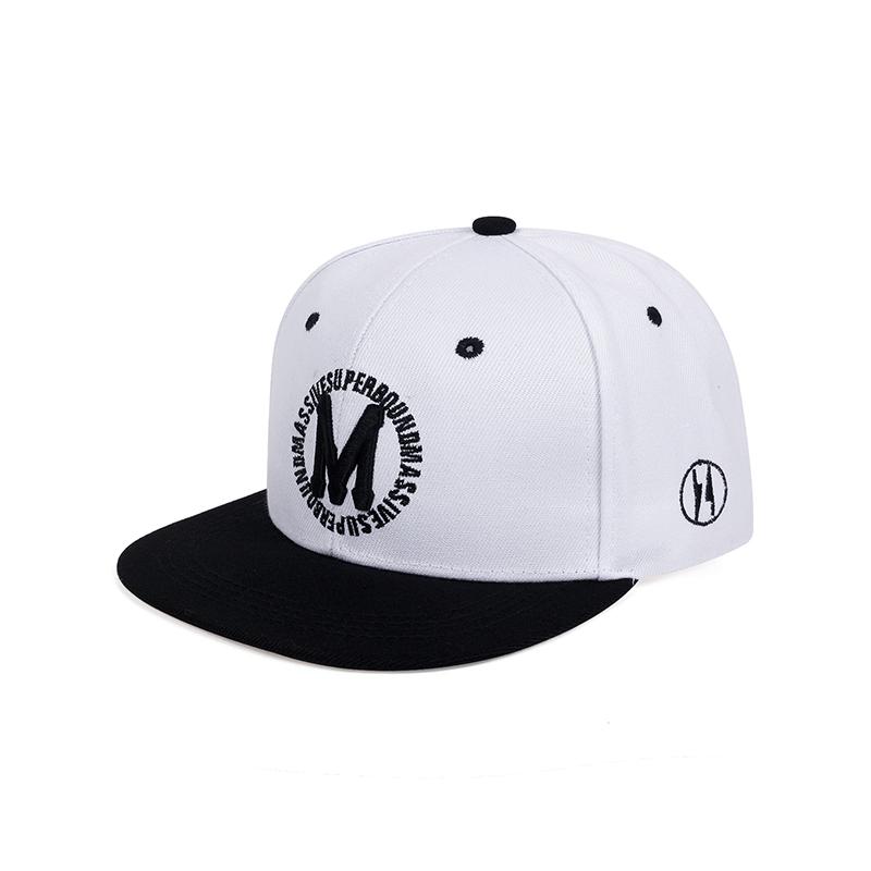 

Новая мужская модная кепка с круглым логотипом в виде буквы M, хип-хоп, для занятий спортом на открытом воздухе, бейсболка от солнца с вышивкой белый
