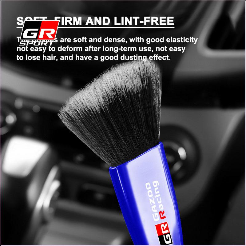 Car Cleaning Tools Air Conditioning Air Outlet Cleaning Dust Removal Soft Brush for Toyota GR TRD Yaris Corolla Avensis Aygo Vitz Yaris Mark-X Mirai