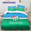 Bursaspor  Pattern Bedding Quilt Set  Home Decoration  Gift (1 * duvet cover + 2 * pillowcase  without core)