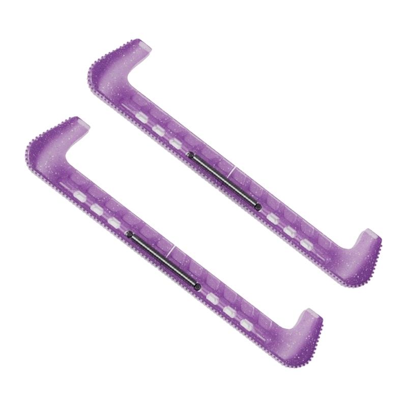 

Чехлы для лезвий фигурных коньков для хоккея с шайбой Защита для катания на льду Регулируемая защита для коньков Протектор Эластичная защита для лезвий коньков для льда фиолетовый