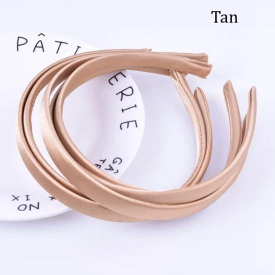 20 Stück/Los 1,5 cm Breite Haarreifen Stirnbänder für Frauen Kinder Haarband Haaraccessoires Satinband Haarband Stirnband Make-up Sport