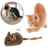 Funny Plush Mice Cat Toy Simulation Mouse Kitten Toy Bite-resistant Automatic Chirping Interactive Cat Chew Toy