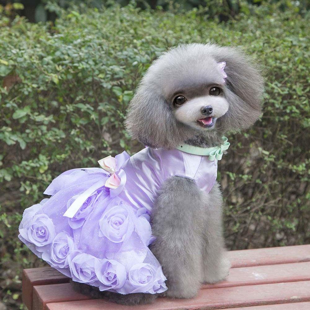 Princess Dress Chihuahua Wedding Dress Apparel Dog Skirts Dog Dress Pet Supplies Puppy Clothes
