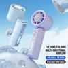 Xiaomi 2026 199 Speeds Portable Handheld Fan with Ice Cooling Tech Turbo 180° Foldable Personal Fan with Digital Display for OUTDOOR