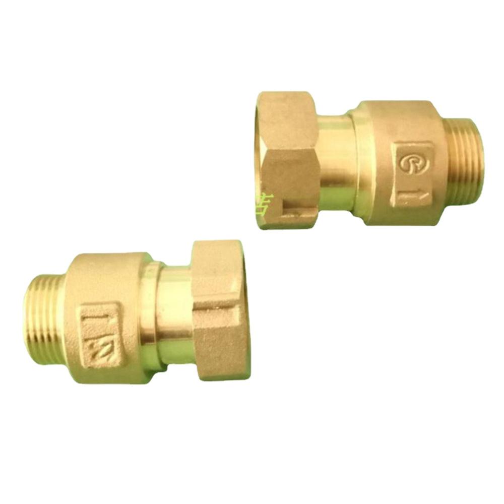 DN15 DN20 DN25 1/2" 3/4" 1" BSP Femmina Maschio Ottone Valvola di Ritegno Unidirezionale Non Ritorno Per Installazione Prima O Dopo il Contatore dell'Acqua