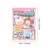 Cute Pixel Style Coloring Sticker Book Washi Paper DIY Collage Beans Stickers Gift Cartoon Scrapbook Sticker Diary Decoration