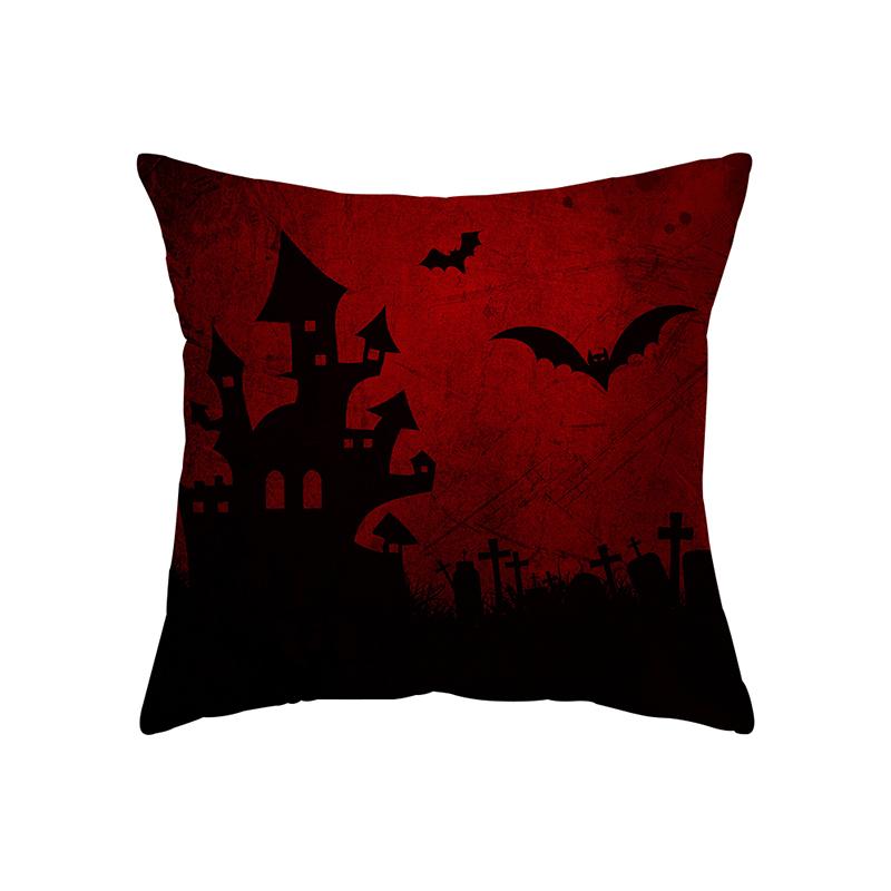 Halloween Theme Pillow Cover Sofa Cushion Cover Holiday Gift Party Decor Home Decor