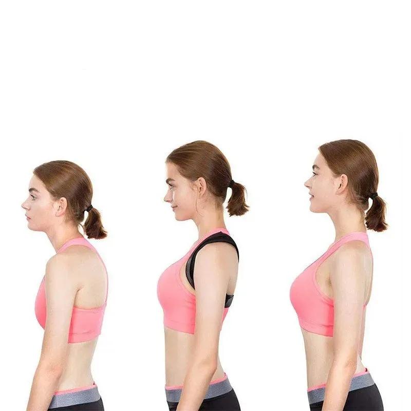 Back Posture Correction Belt Unisex Breathable Hunchback Prevention Comfortable Body Shaping Support