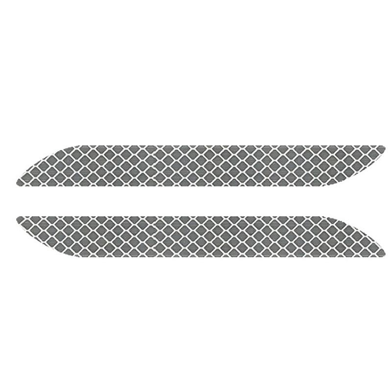 2PCS Universal Car Reflective Sticker Warning Safety Paster Water-Resistant Car Rear Bar Decorative Sticker for Safety