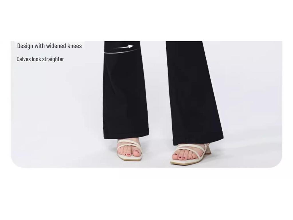 Women's Black High Waist Extra Long Flare Jeans - Spring 2025 Collection