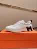 Aijia men's leather sports and leisure shoes with thin straps couple models 2024 summer new versatile foreign trade shoes high-end