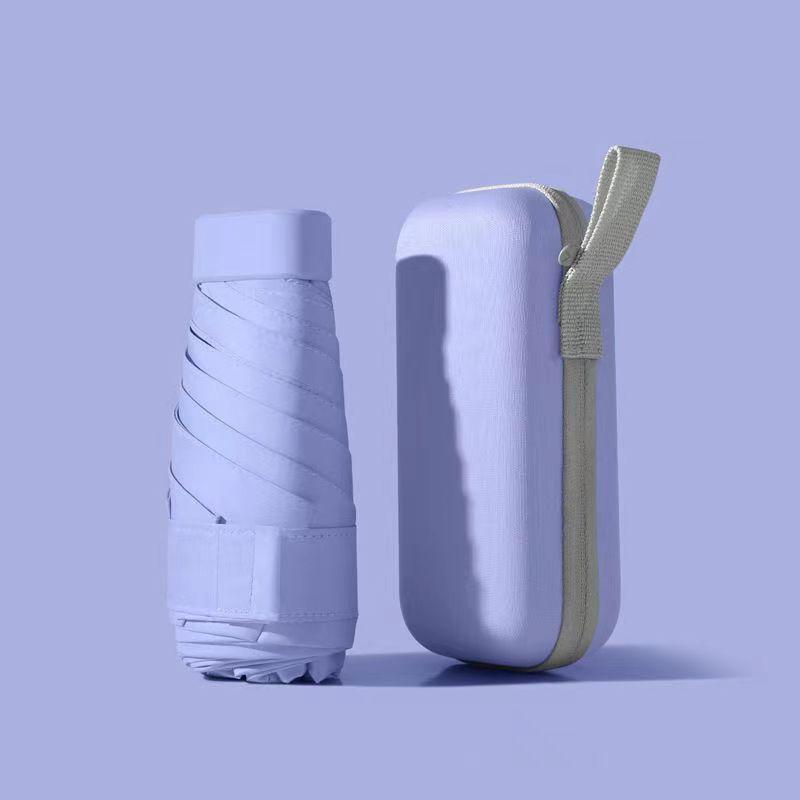 Women's UV Protection Foldable Sunshade Umbrella - Compact, Dual-Use for Sun & Rain