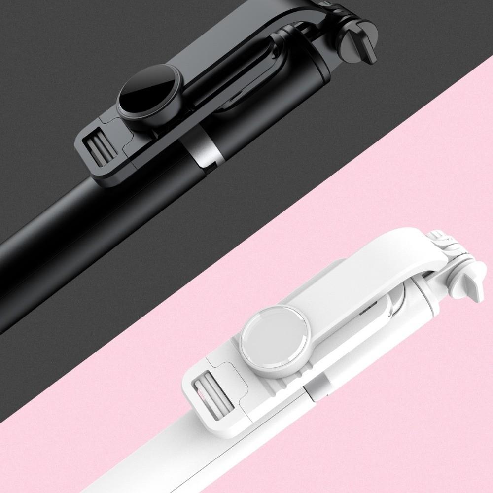 White Fill Light Bluetooth Selfie Stick Tripod Telescopic Selfie Stick Vlog Photography