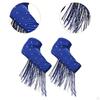 1 Pair Latin Dance Arm Sleeves Competitions Shiny Comfortable Tassel