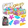 Jouets de Piscine et de Plongée Adaptés à l'Été pour Enfants, Ensemble de Jouets Coffre au Trésor de Jeu de Plongée.