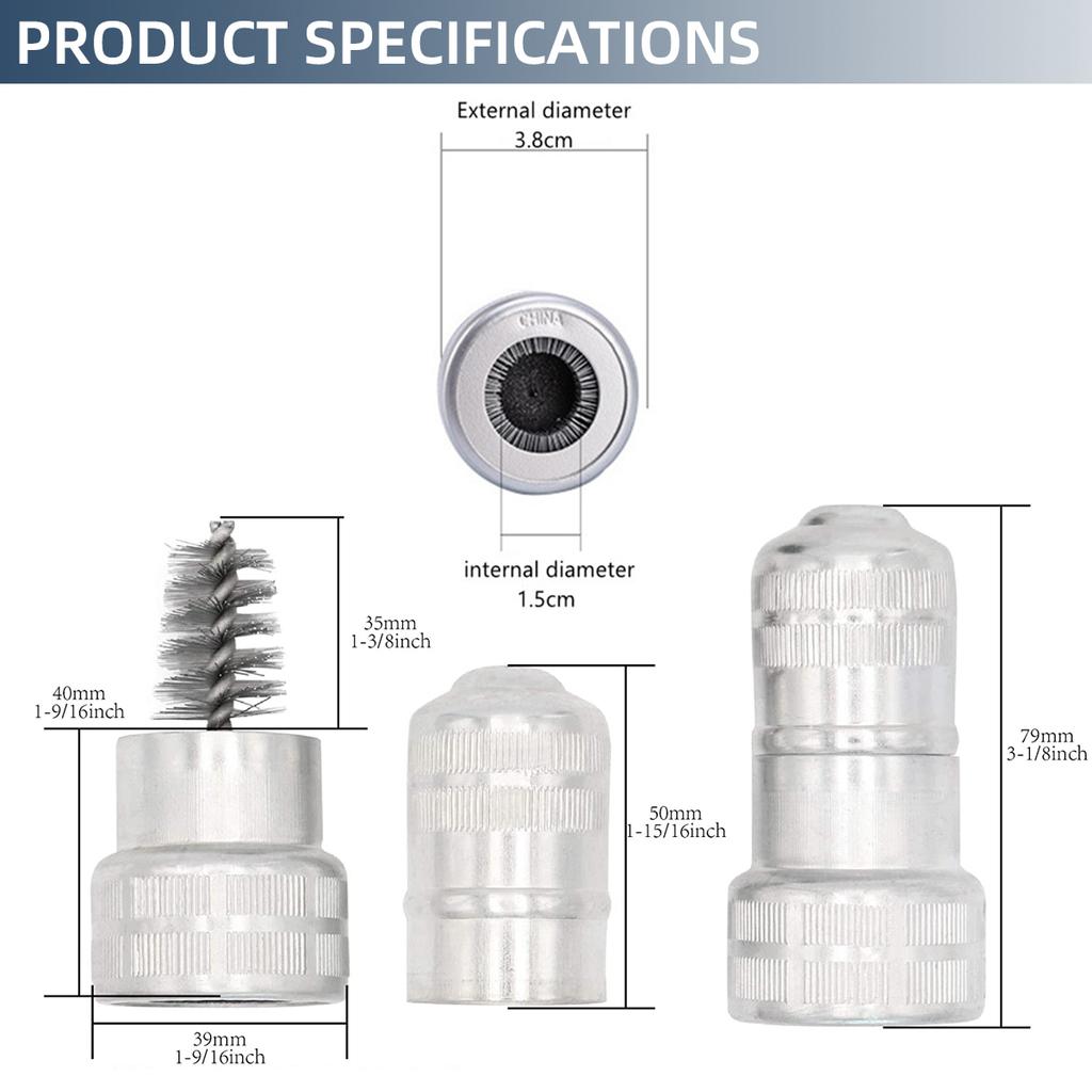 Car Battery Brush Dirt Corrosion Stainless Steel Brushes Post Terminal Cable Cleaner Automotive Wash Cleaning Battery Wire Brush