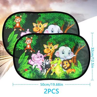 Parasol para Coche Protección UV Adsorción Electrostática Parasol para Ventana de Coche Para Niños Cortina Universal para Coche Protector Solar para Exteriores