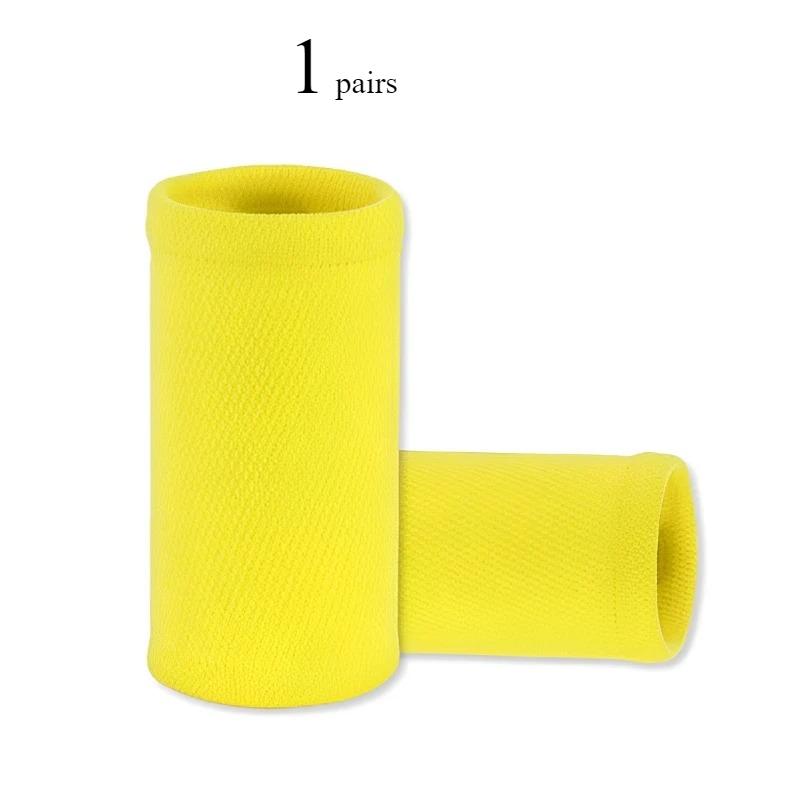 Wrist Sweatband Made By High Elastic Meterial Comfortable Pressure Protection Athletic Wristbands Armbands Sports Tennis Bands