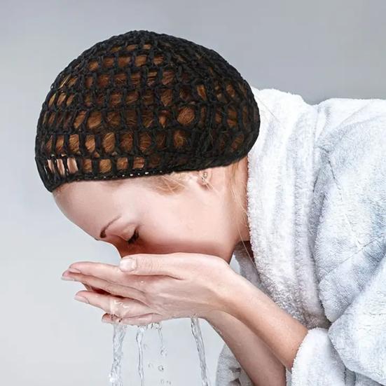 Plasă de Păr din Tricot Elastică Plasă de Păr Confortabilă și Respirabilă cu Margini Elastice Potrivire Sigură Capac de Bază pentru Perucă Soluție pentru Îngrijirea Părului