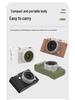 Retro CCD HD Flip Screen 4K DSLR with Dual Camera & Fill Light