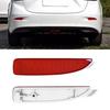 2Pcs Rear Bumper Reflector Set Left+Right For Mazda 3 2014-2018 Mazda 6 2014-17