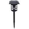 Solar Pathway Lights Outdoor Waterproof Automatic Energy Saving White Light Source Ground Plug Lamp for Lawn