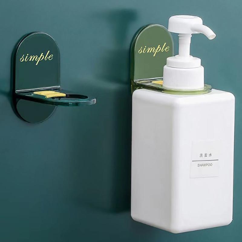 Shampoo Rack Bathroom Wall Mounted Punch-Free Shower Gel Storage Rack Hand Sanitizer Storage Rack Hand Soap Bottle Hanger