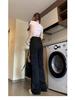Women's High-Waisted Gray Flared Cargo Pants - Spring 2025 Collection