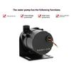 PU-SC1000 1200L/H Computer Cooling Pump Modify Top Cover Heat Dissipation Pump Replacement for PC Dekstop