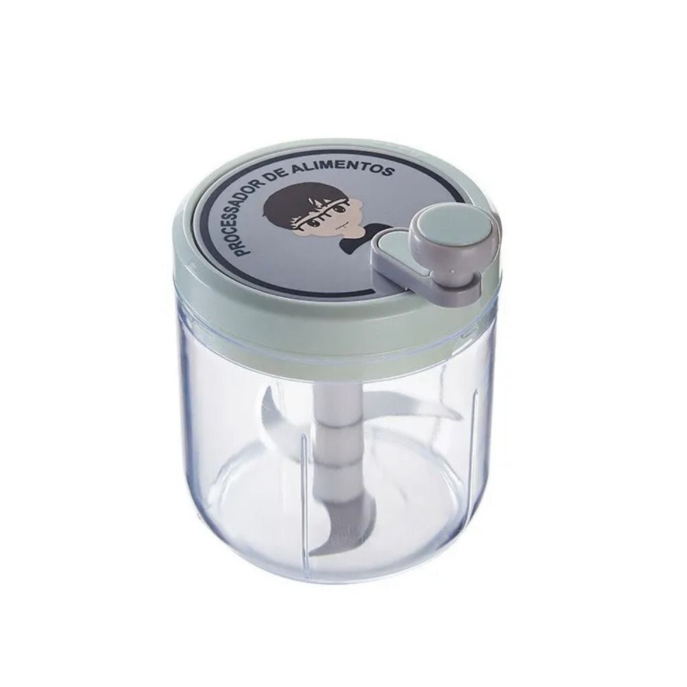 

1 шт. Блендер-миксер Ручной измельчитель Кухонные гаджеты Аксессуары Чеснокодавилка Прочный Ручной измельчитель 400ml green