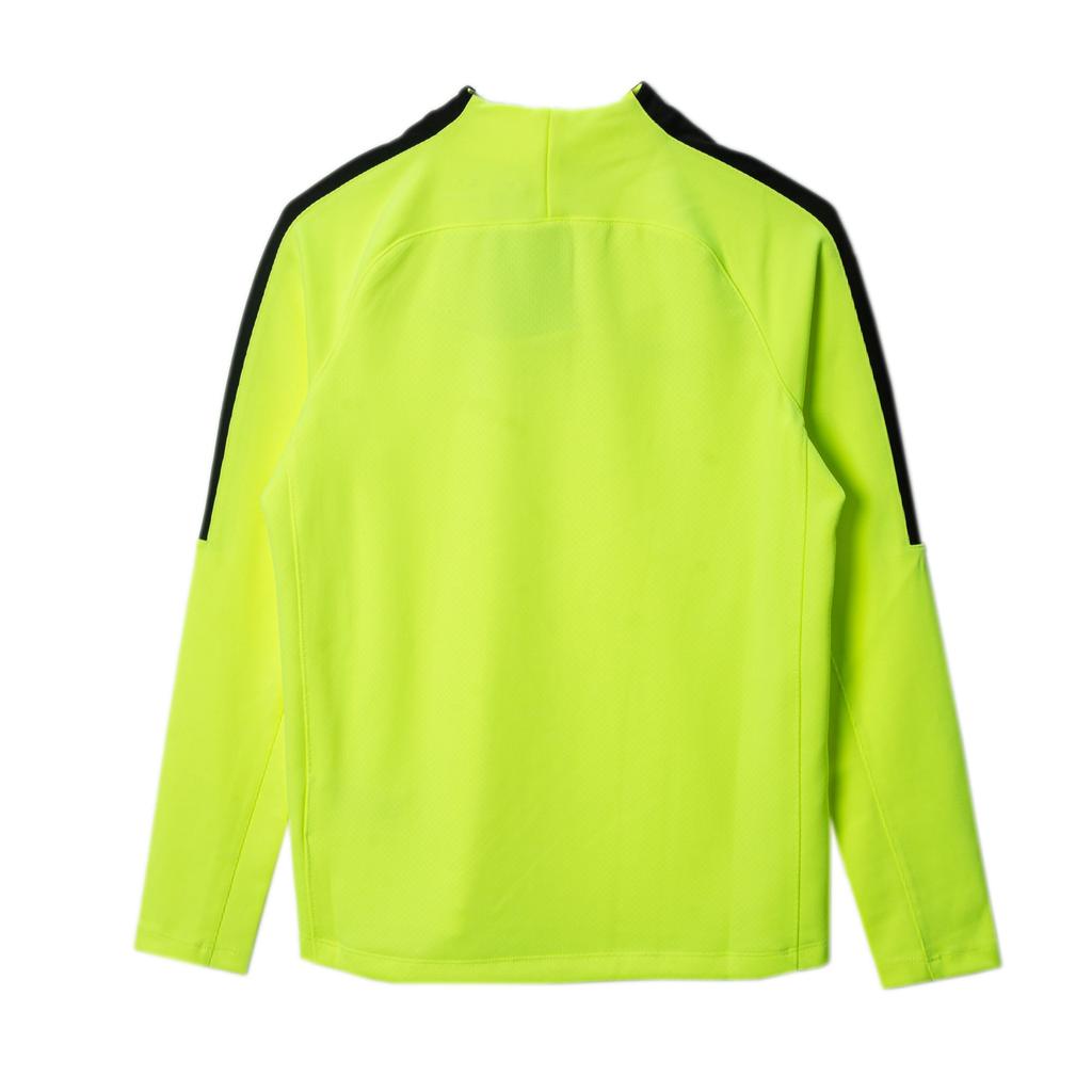 Nike Sweatshirt Comfortable Skin-Friendly Stand Collar Long Sleeve Simple Fluorescent Green Kids Tops 807245-702
