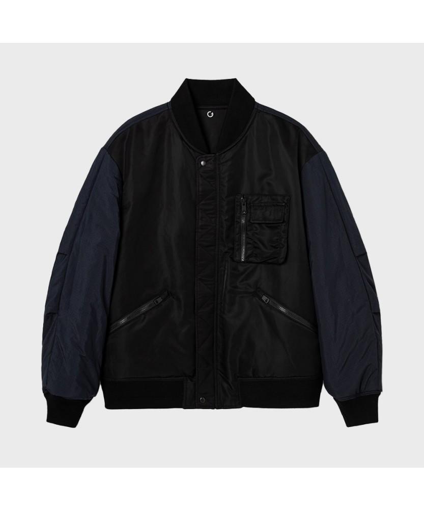 Shift.G Reversible Aviator Padding Jumper Black