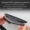 White ABS Fender Camera Decorative/Protective Cover Set for Tesla Model 3/Y