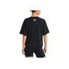 Under Armour Loose Fit Graphic Print Training T-Shirt Women Tops Black 1379949-001