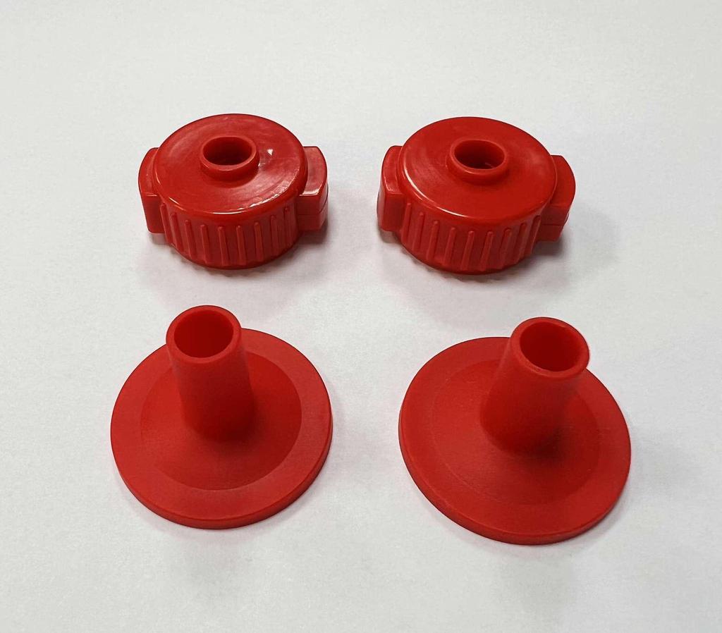 Becken-Schnellspannmutter für schnelle Montage und Demontage am Schlagzeugständer - Kunststoff-Hülsenhalter