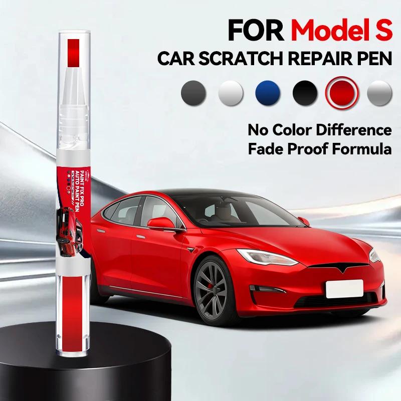 

Car Dedicated For Tesla Model S Car Scratch Paint Pen Deep Scratch Repair Removal White Black Red Silver blue grey Scratch Repai червоний