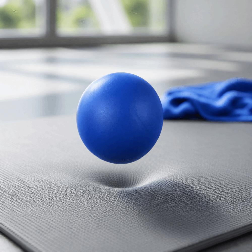 5PCS High Elasticity Bouncy Ball Rubber Stress Ball Portable Wall Ball Reflex Drills