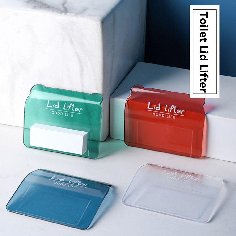 

Bathroom Translucent Creative Avoid Touching Closestool Seat Handle WC Cover Toilet Lid Lifter