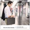 Gureide Men's Portable Zipper Briefcase