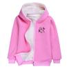4834 Huntrix Kpop Zoey Mira Rumi Print Kinder Mädchen Reißverschluss Langarm Samt Warm Winterjacke