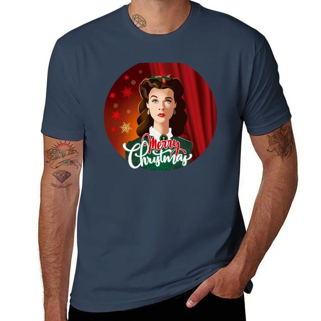 Merry Scarlett Christmas TShirt Novelty Graphic Tee Shirt