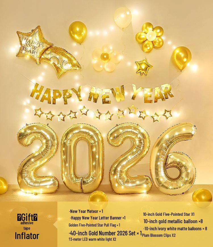 2026 New Year Celebration Balloons - Year of the Horse Spring Festival Atmosphere, Ideal for Company Events and Background Decorations