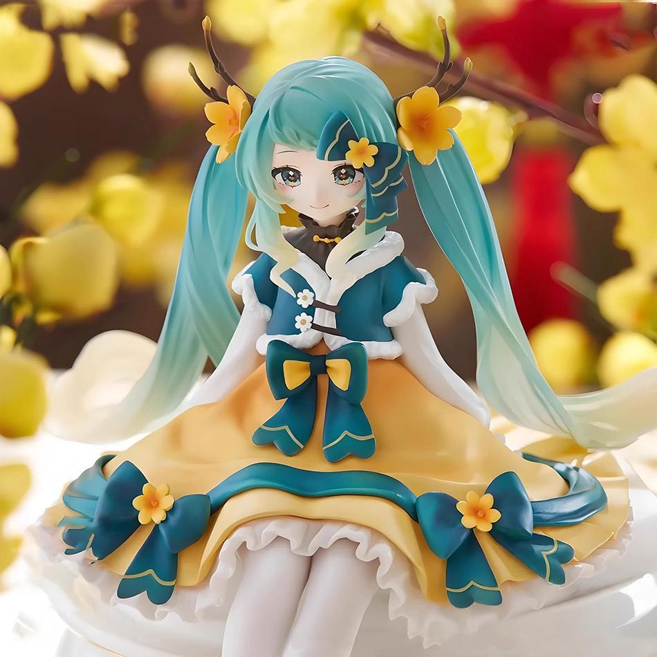 Hatsune Miku Anime Figure Toys Flower Fairy Collection Series MIKU Cute Cartoon PVC Action Figurine Model Doll Kid Birthday Gift