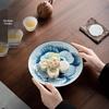 Ceramic High-Footed Fruit and Snack Plate